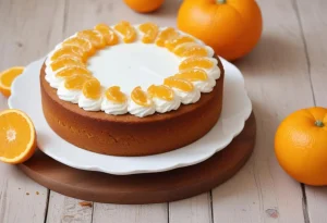 Cake Halloween : potiron et orange