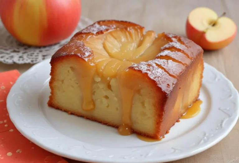 Cake moelleux à la compote de pomme