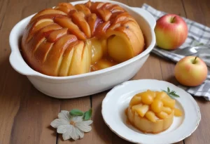Charlotte aux pommes (en compote et morceaux)