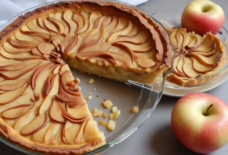 Clafoutis aux pommes et à la noisette