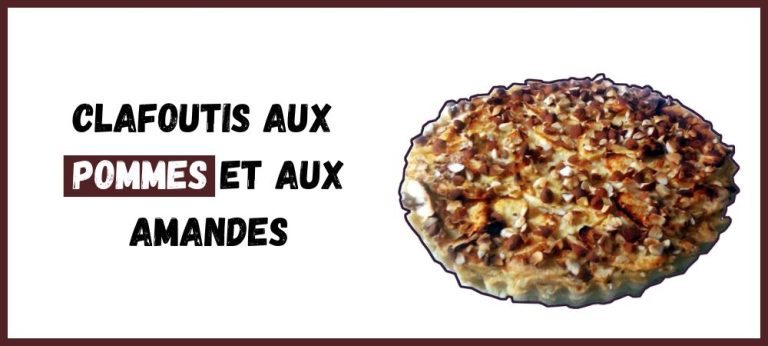 Clafoutis aux pommes et aux amandes