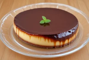 Flan pâtissier sans pâte au chocolat