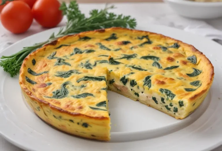 Frittata aux épinards (et poulet)