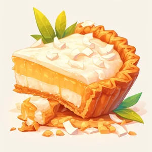 Gâteau-Flan à l’ananas et à la noix de coco