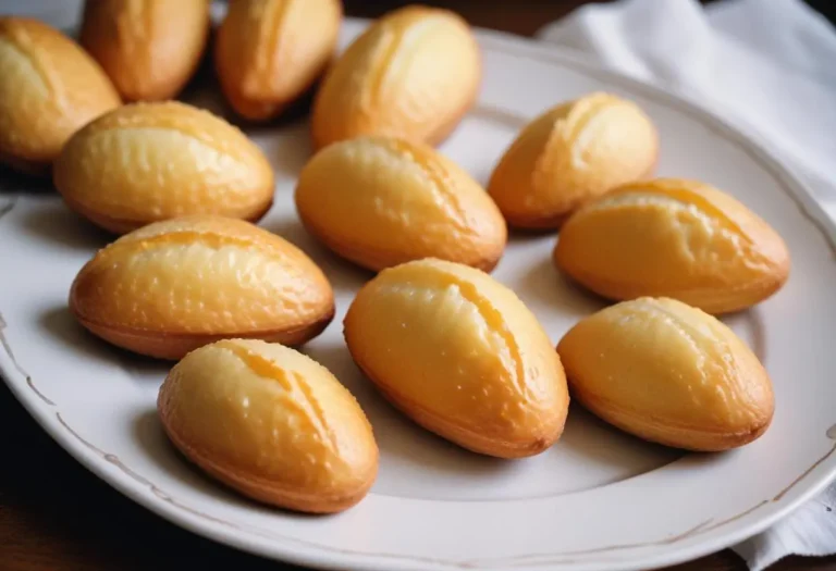 Madeleines pur beurre parfumées à la fleur d’oranger