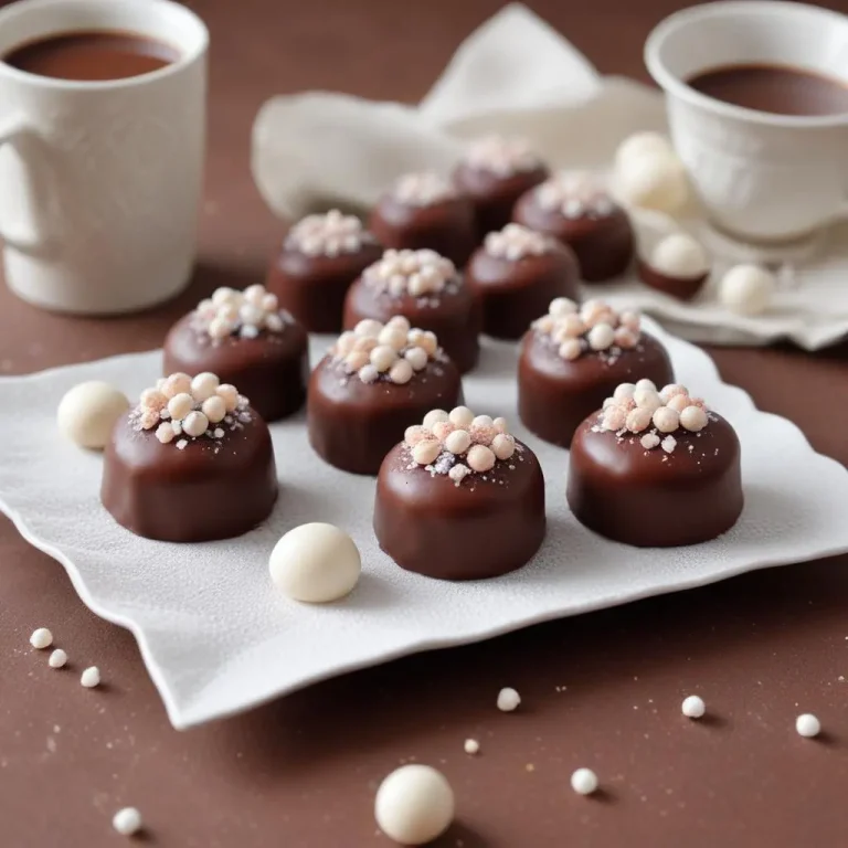 Perles coco au chocolat