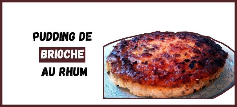 Pudding de brioche au rhum