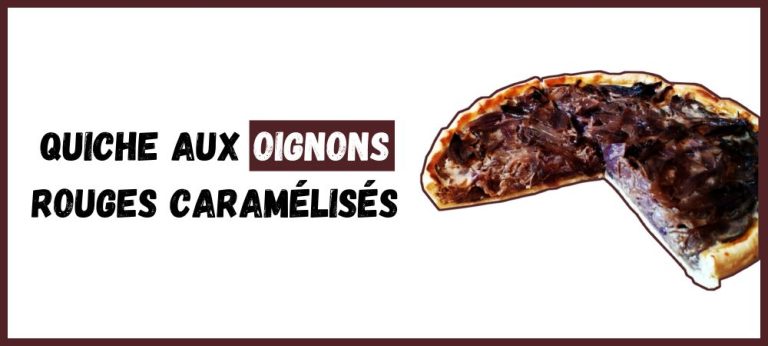 Quiche aux Oignons Rouges Caramélisés
