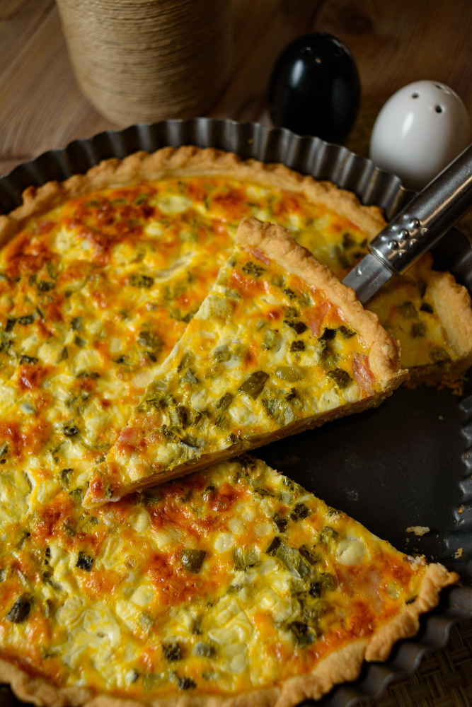 Quiche sans pâte aux poireaux