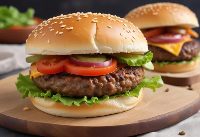 Recette hamburger végétarien au steak de lentilles