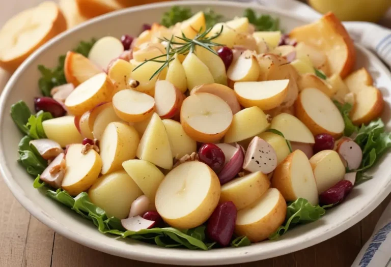 Salade de pommes de terre « Terre et Mer »
