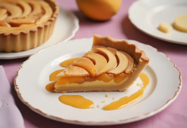 Tarte à la compote d'abricot et sa frangipane allégée