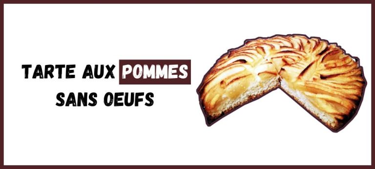 Tarte aux pommes sans oeufs