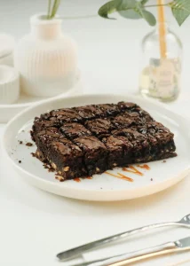 brownie beurre de cacahuète​