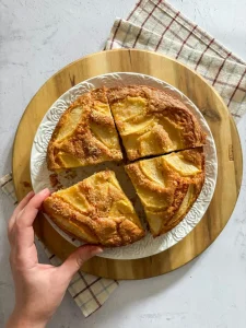 Gâteau aux pommes sans matières grasses