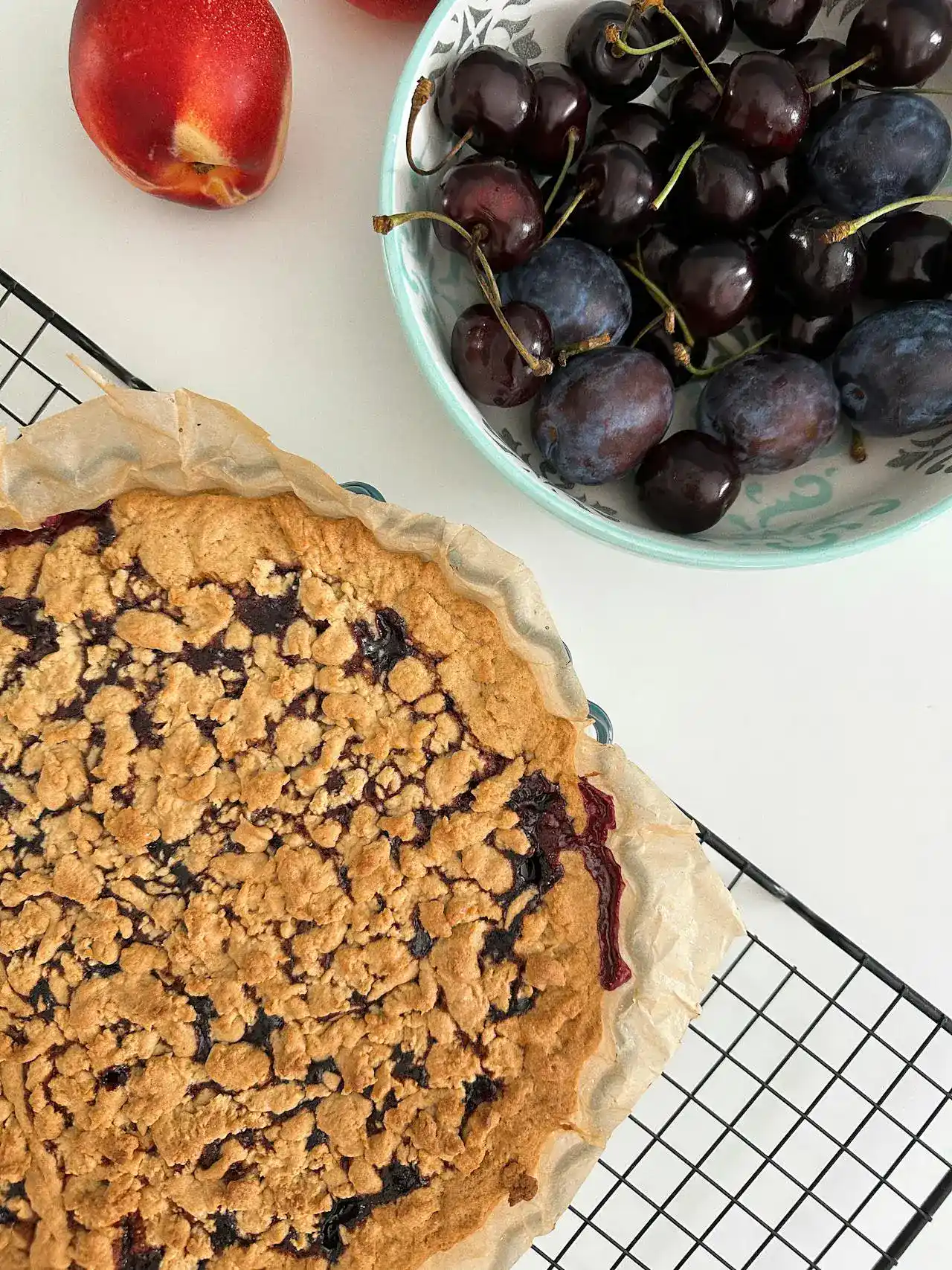 Tarte aux Prunes et Amandes