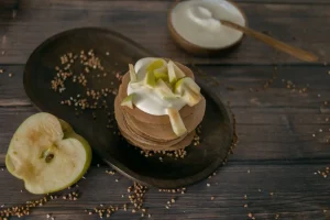 Pancakes à la Pomme Sans Sucre