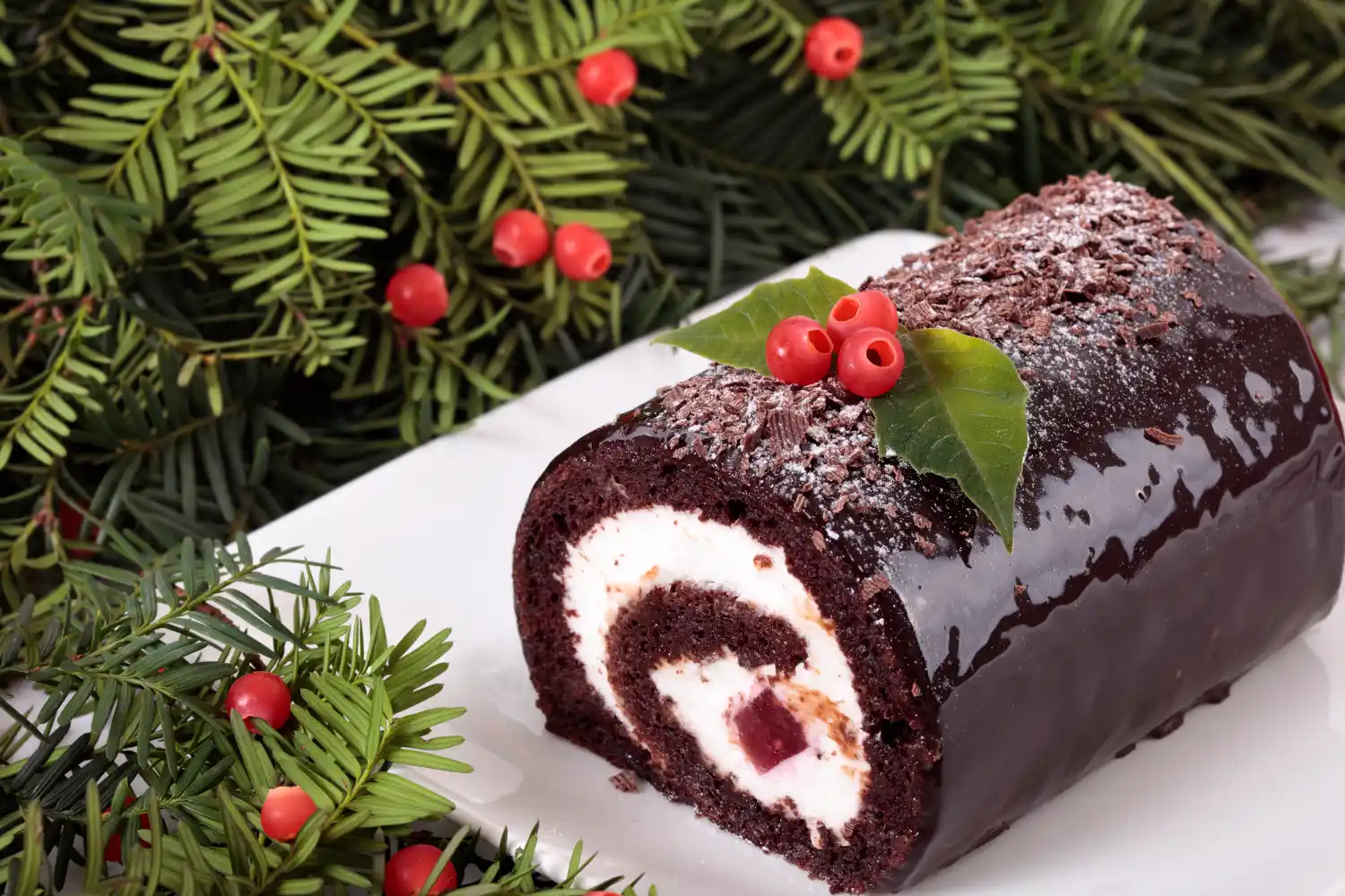 Recette de Bûche de Noël sans Lactose