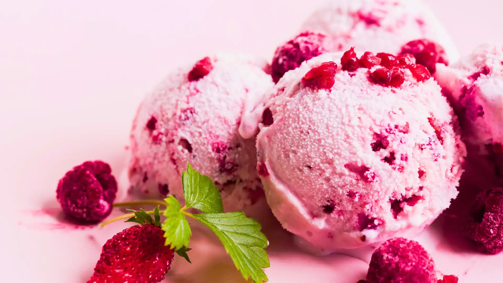 Glace Ă la framboise