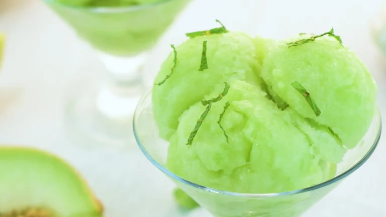 Sorbet au Basilic 100% Maison