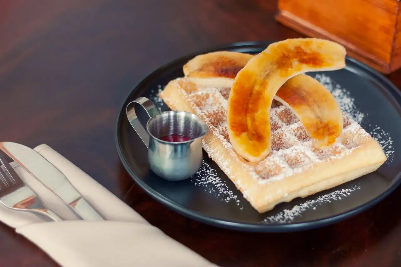 gaufre banane